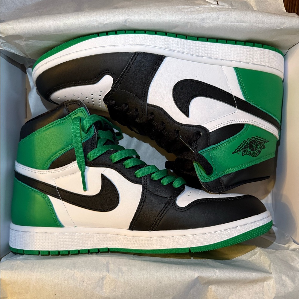 Lucky green Jordan 1’s